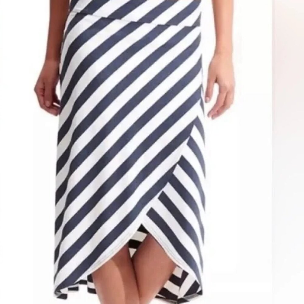 Athleta Striped Maxi Skirt SMALL
